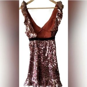 NWT - FREE PEOPLE Tribeca Sequin Siren Mini Dress
